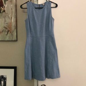 Jcrew fit and flare cotton dress